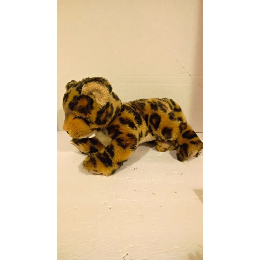 Douglas Cuddle Toys Spatter Leopard Cup Missing Tush Tag.